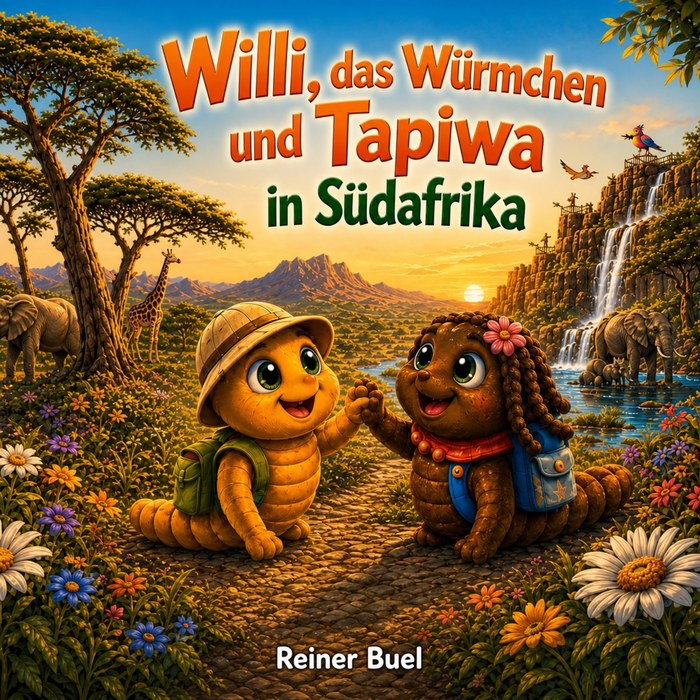 Cover: Willi das Würmchen und Tapiwa in Südafrika
