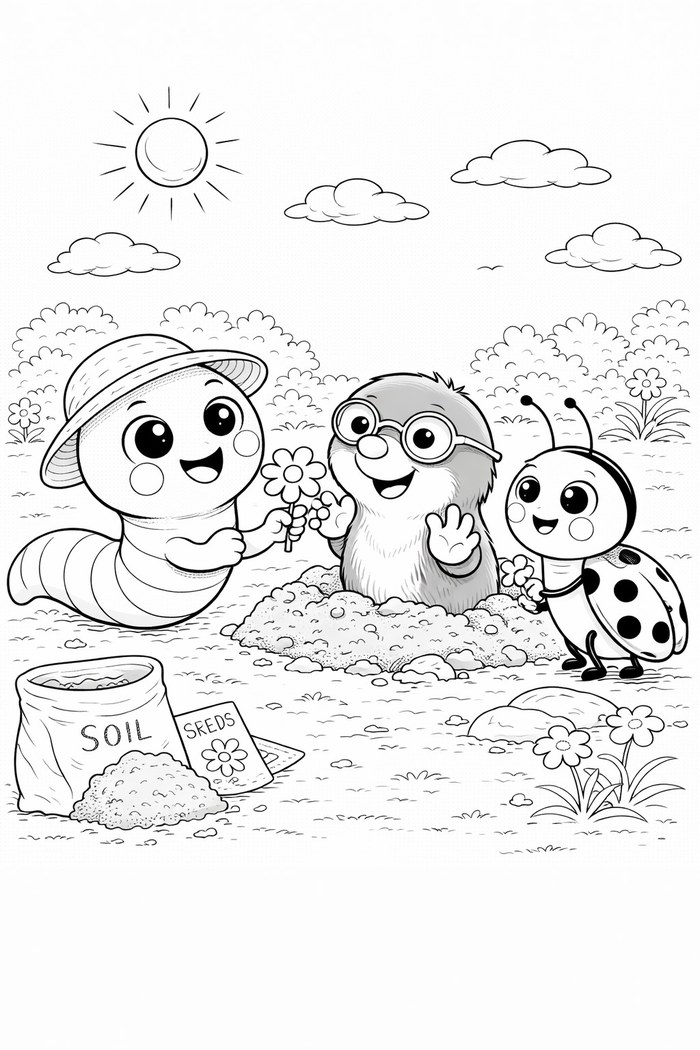 Willi und seine Gartenfreunde